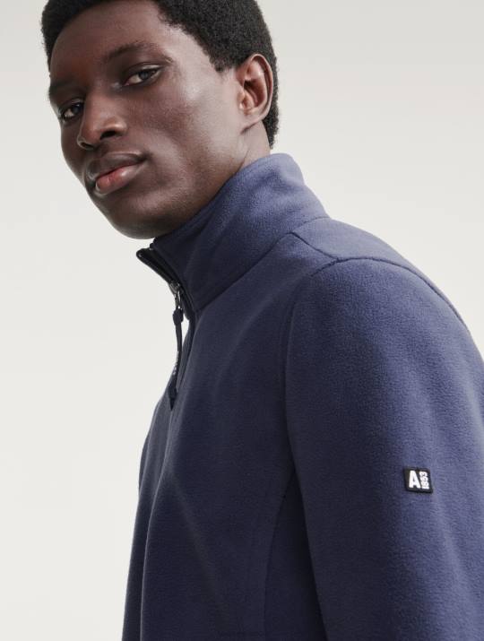 Aigle 86DD31 ropa imperio hombres forro polar de microfibra con cremallera