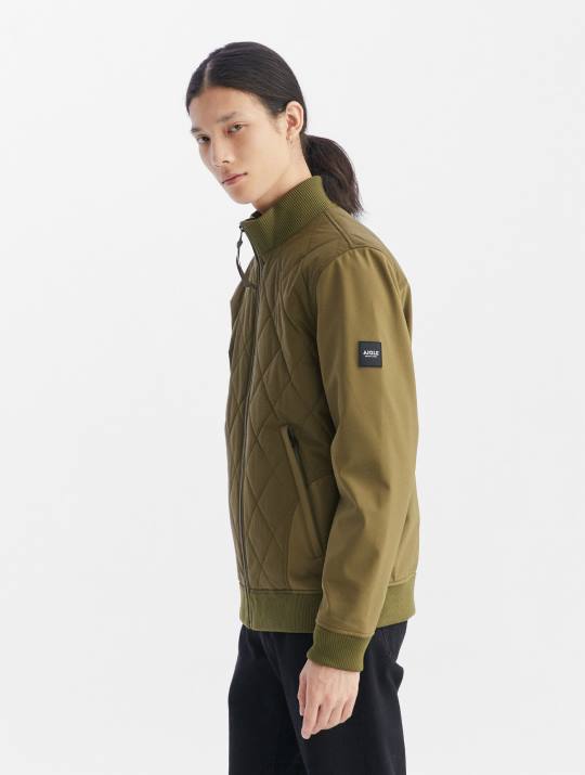 Aigle 86DD93 ropa kaki hombres chaqueta de varios materiales