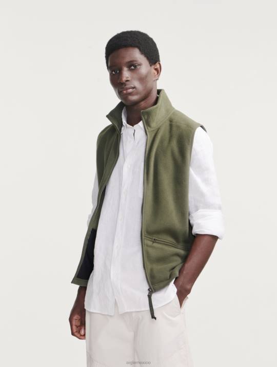 Aigle 86DD9 ropa abogado hombres polar de microfibra sin mangas