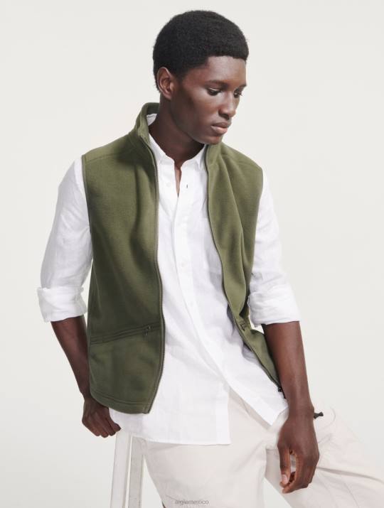 Aigle 86DD9 ropa abogado hombres polar de microfibra sin mangas