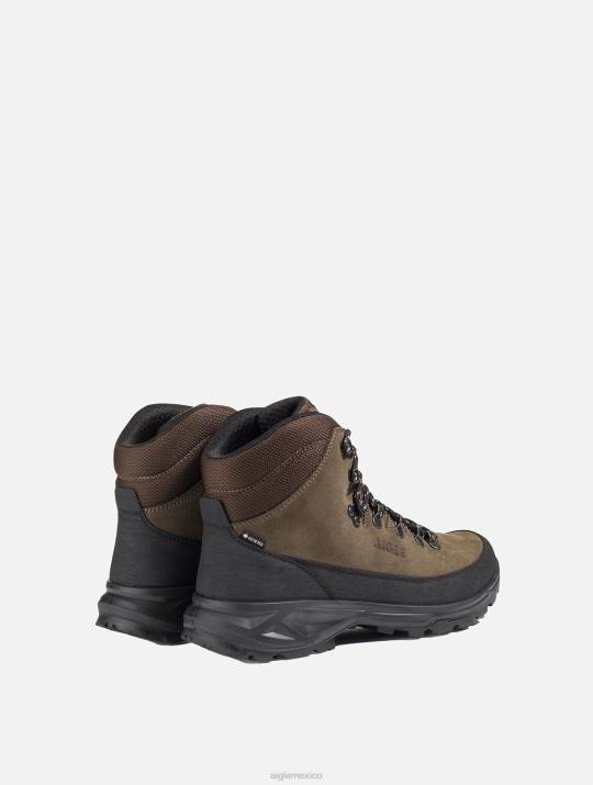 Aigle 86DD276 zapatos marron oscuro hombres Zapatos altos de gore-tex con puntera de 360 ​​grados.