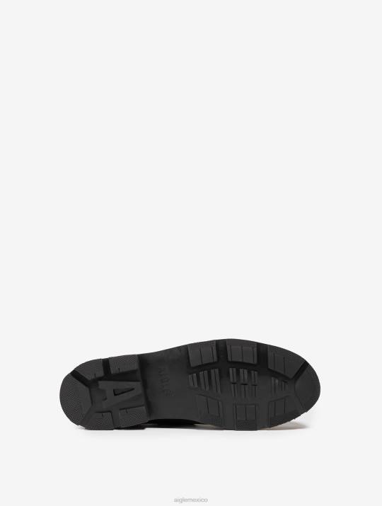 Aigle 86DD322 zapatos negro hombres Zapatos náuticos de cuero con nuestra icónica suela atemporal.