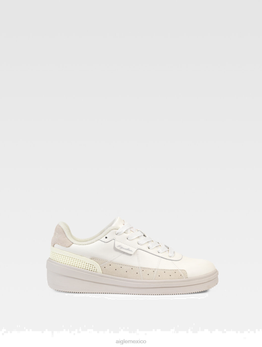 Aigle 86DD292 zapatos blanco hombres Zapatillas icónicas, un rediseño de un clásico de los 80.
