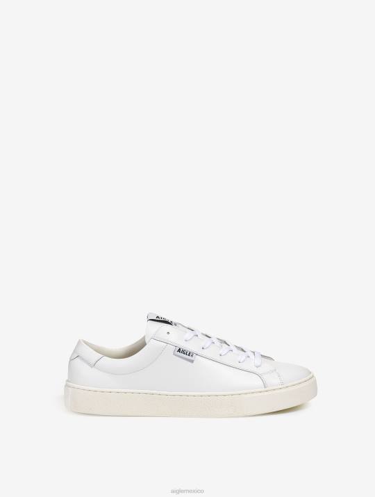 Aigle 86DD308 zapatos blanco hombres la zapatilla ecológica atemporal
