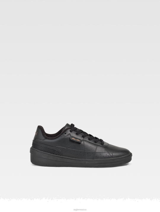 Aigle 86DD309 zapatos negro hombres Zapatillas icónicas, un rediseño de un clásico de los 80.
