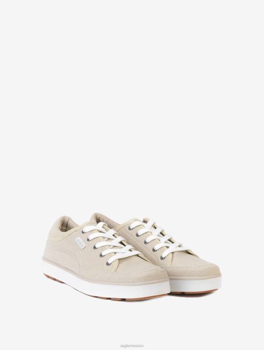 Aigle 86DD351 zapatos beige hombres zapatillas de lona ligeras
