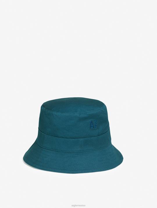 Aigle 86DD664 accesorios tormenta azul pr mujer sombrero de pescador reversible con ribete