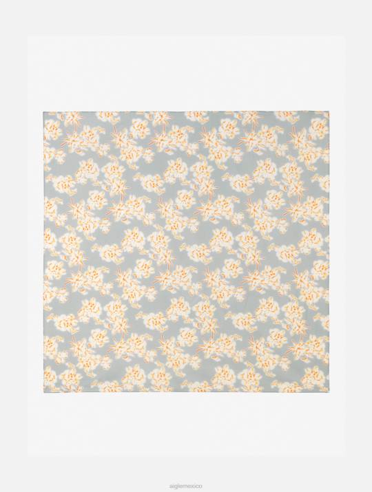 Aigle 86DD667 accesorios reseda pr mujer bufanda cuadrada estampada