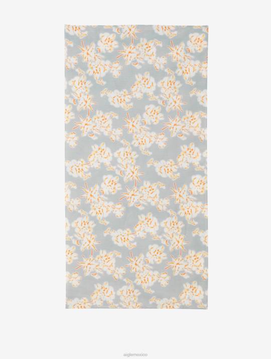 Aigle 86DD667 accesorios reseda pr mujer bufanda cuadrada estampada