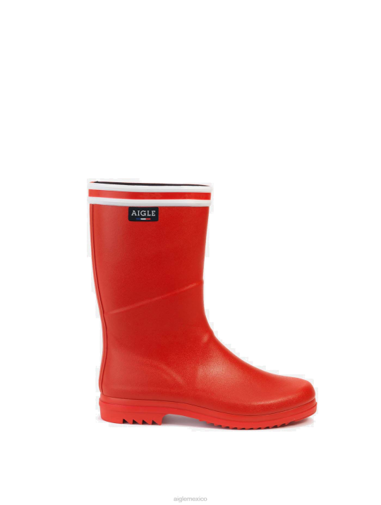 Aigle 86DD520 botas colorete mujer botas de lluvia con suela dentada hechas en francia