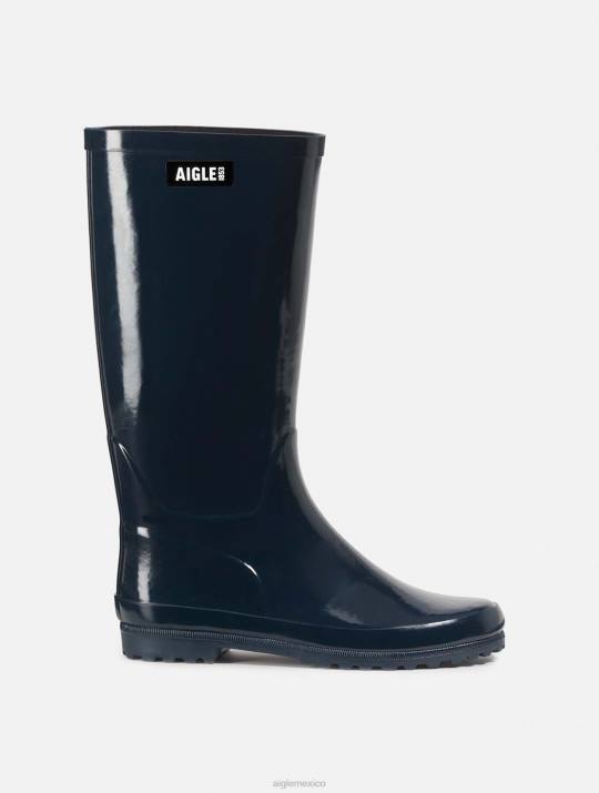 Aigle 86DD534 botas marina mujer bota de lluvia de patente