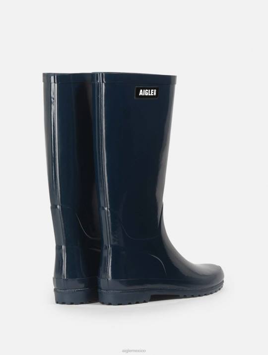 Aigle 86DD534 botas marina mujer bota de lluvia de patente