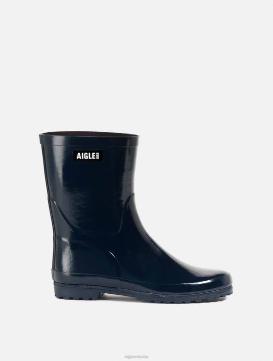 Aigle 86DD538 botas marina mujer bota de lluvia de charol