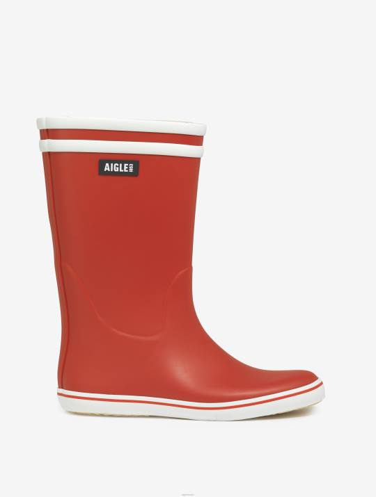 Aigle 86DD516 botas rojo/blanco mujer bota de playa icónica