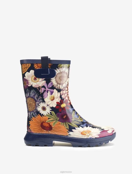 Aigle 86DD596 botas kew multifloración mujer Versión impresa de la versátil bota de ocio.