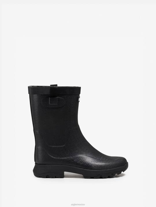 Aigle 86DD598 botas negro mujer bota de ocio versátil