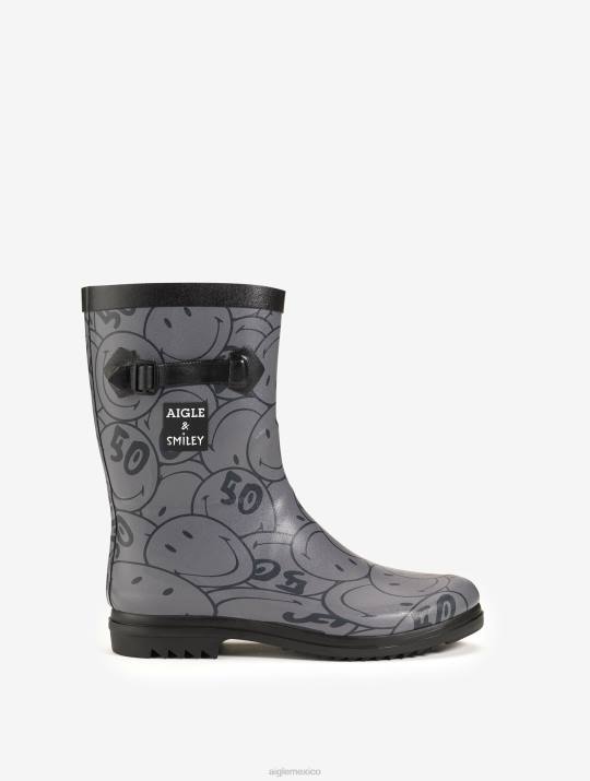 Aigle x Smiley 86DD646 botas sonriente mujer botas de goma