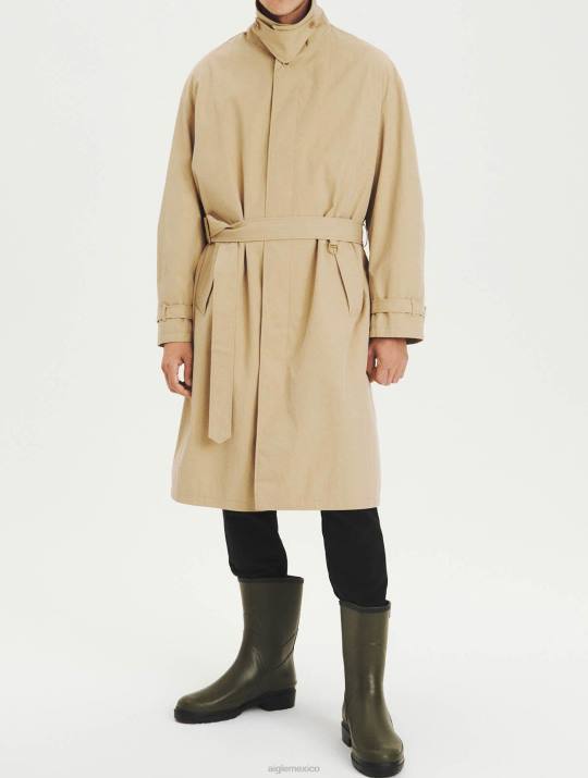 Aigle 86DD225 ropa mimbre mujer gabardina larga atemporal