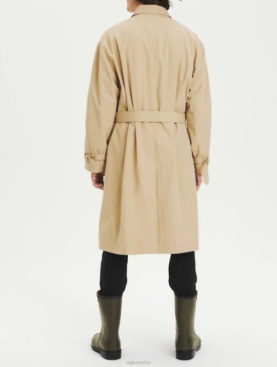 Aigle 86DD225 ropa mimbre mujer gabardina larga atemporal
