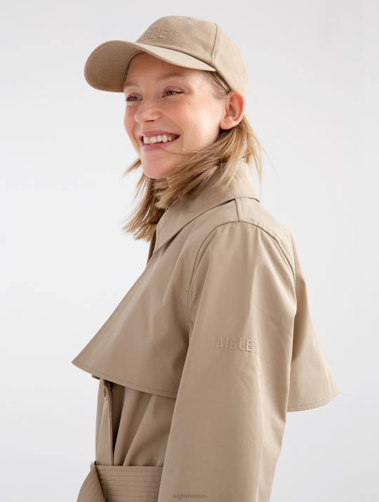 Aigle 86DD434 ropa mimbre mujer gabardina larga mtd