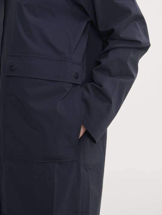 Aigle 86DD438 ropa imperio mujer impermeable largo mtd con capucha