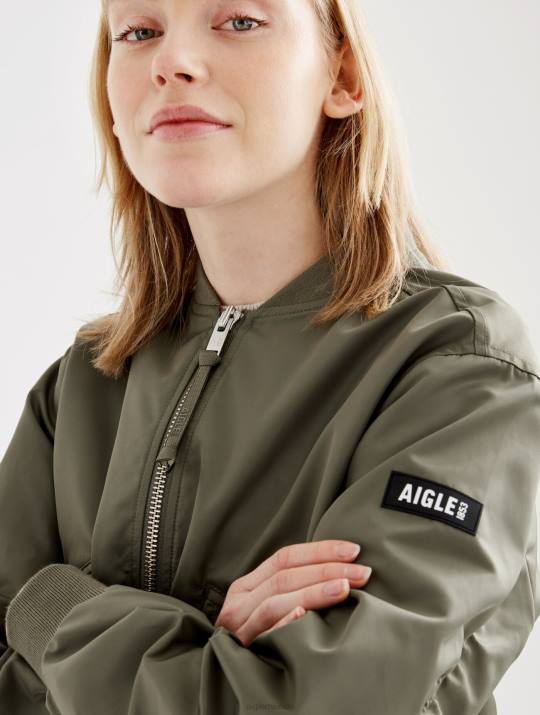 Aigle 86DD444 ropa taillis mujer chaqueta bomber corta repelente al agua