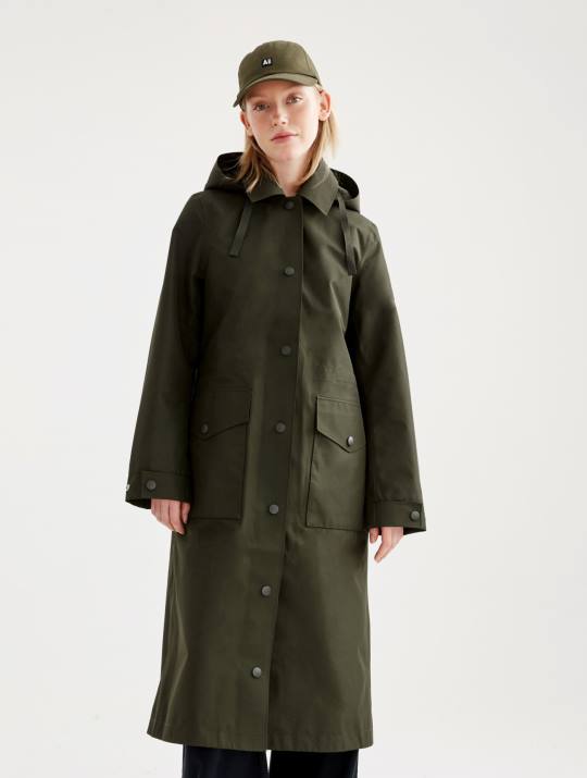 Aigle 86DD447 ropa algue mujer impermeable largo gore-tex rediseñado