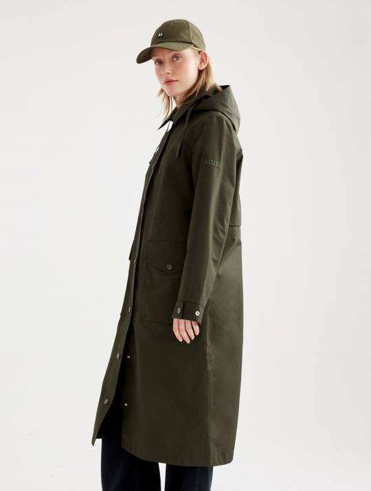 Aigle 86DD447 ropa algue mujer impermeable largo gore-tex rediseñado