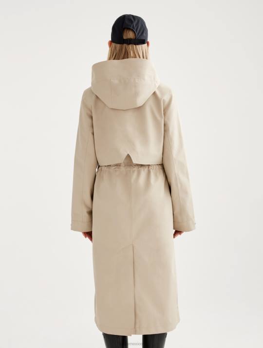 Aigle 86DD451 ropa mimbre mujer impermeable largo gore-tex rediseñado