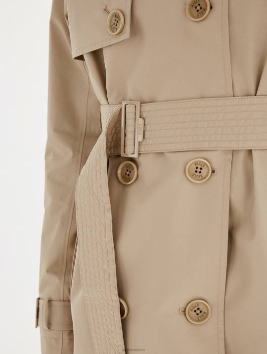 Aigle 86DD452 ropa mimbre mujer gabardina corta de gore-tex con capucha desmontable