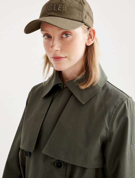 Aigle 86DD456 ropa abogado mujer gabardina larga mtd