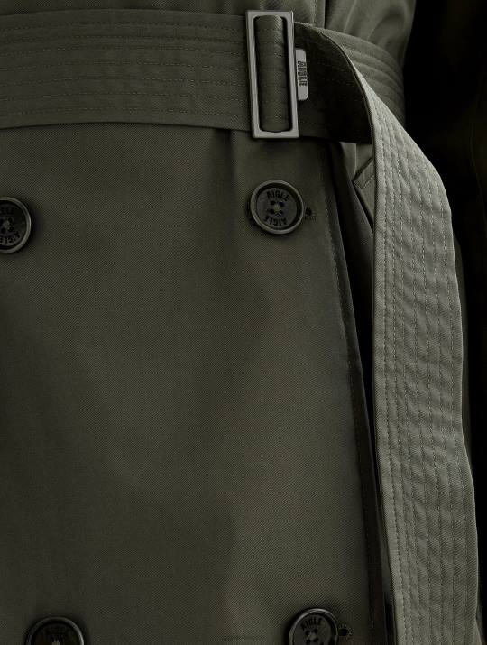 Aigle 86DD456 ropa abogado mujer gabardina larga mtd