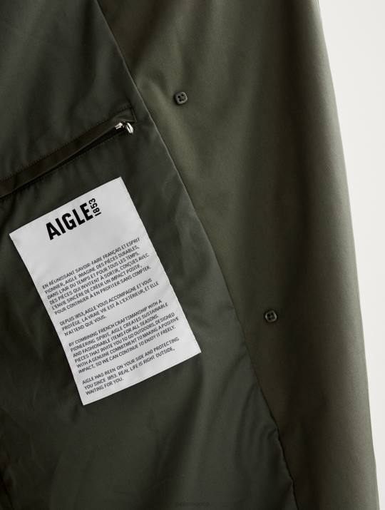 Aigle 86DD456 ropa abogado mujer gabardina larga mtd
