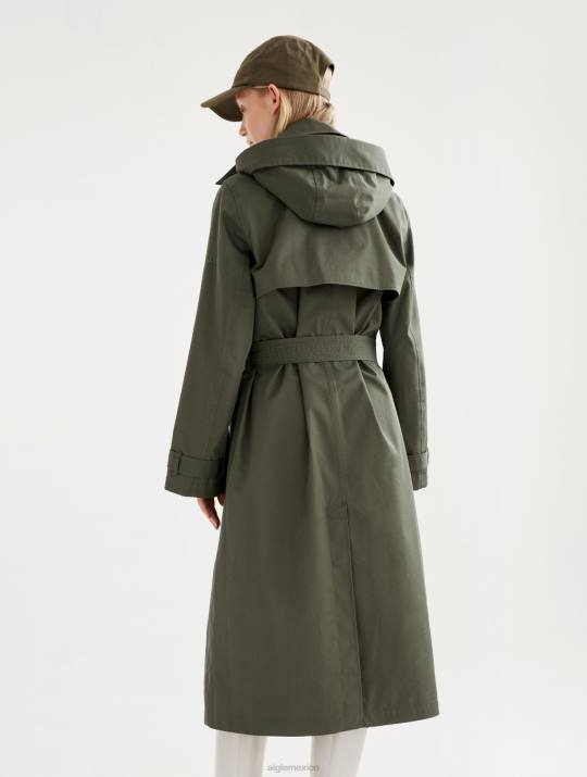 Aigle 86DD456 ropa abogado mujer gabardina larga mtd