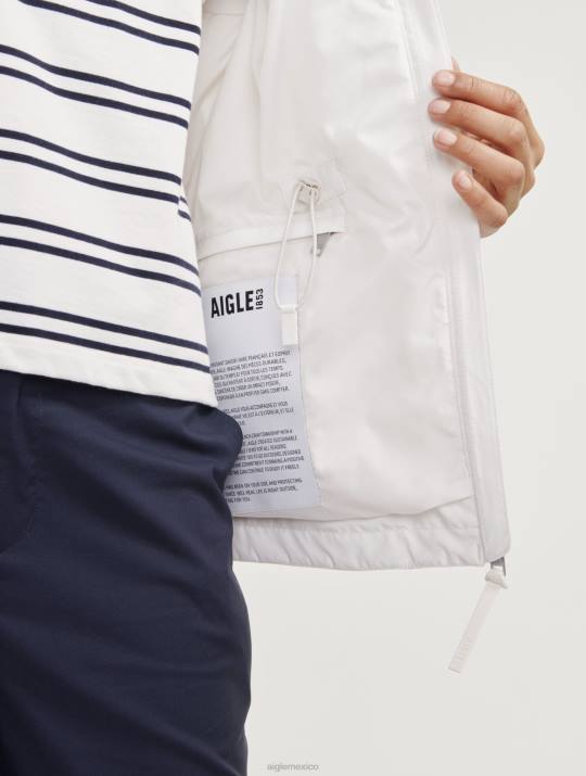 Aigle 86DD473 ropa lait yo mujer Chaleco gore-tex infinium sin mangas con capucha desmontable