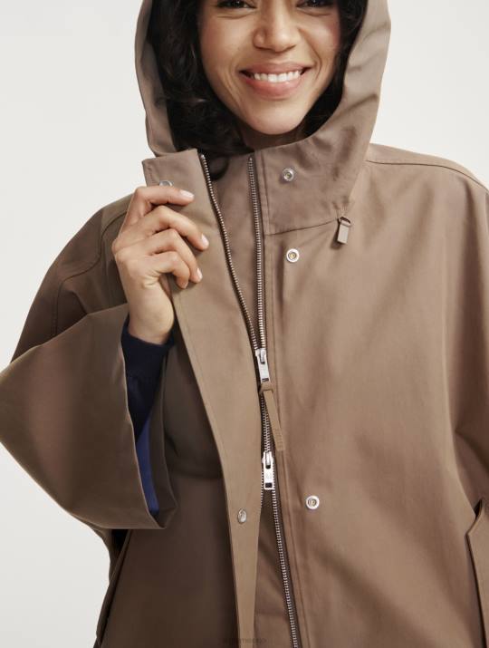 Aigle 86DD478 ropa capuchino mujer poncho mtd de gran tamaño