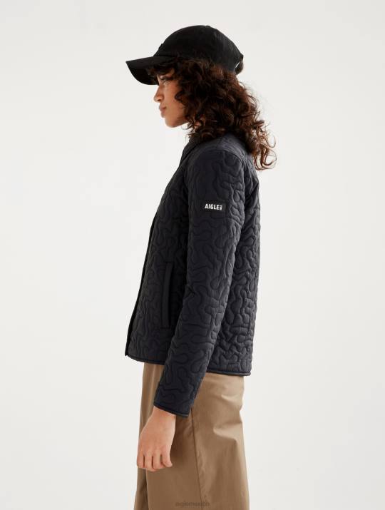 Aigle 86DD482 ropa negro mujer chaqueta acolchada ligera