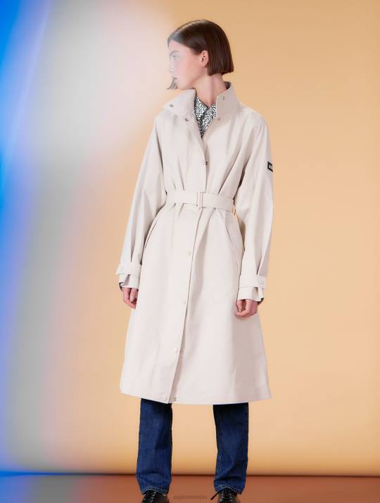 Aigle 86DD484 ropa sable mujer gabardina larga mtd rediseñada