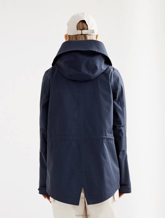 Aigle 86DD494 ropa imperio mujer icónica cola de pez corta con capucha mtd