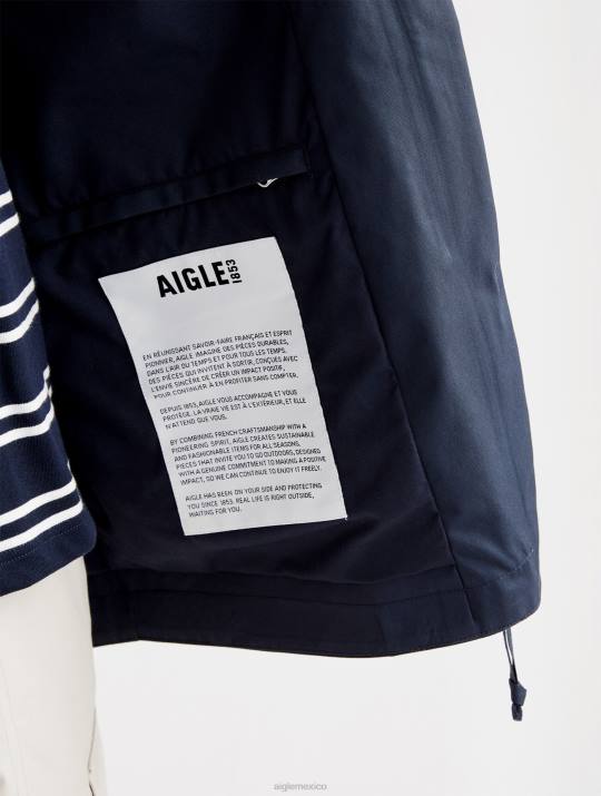 Aigle 86DD494 ropa imperio mujer icónica cola de pez corta con capucha mtd