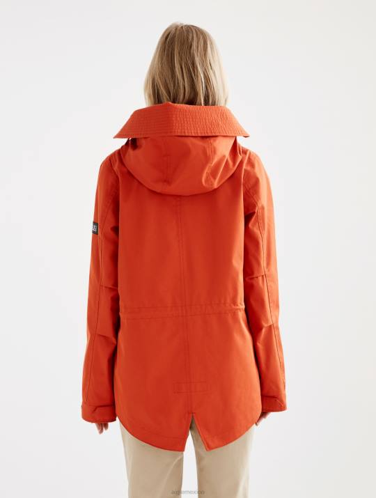 Aigle 86DD498 ropa goji mujer icónica cola de pez corta con capucha mtd