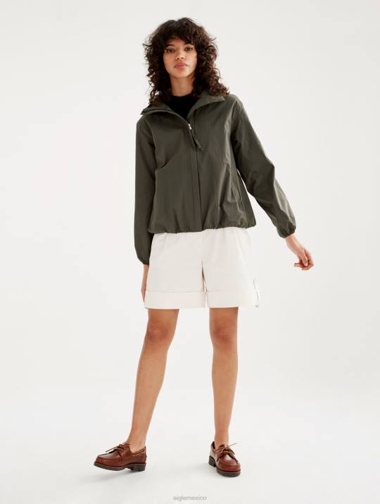 Aigle 86DD500 ropa abogado mujer chaqueta impermeable corta mtd