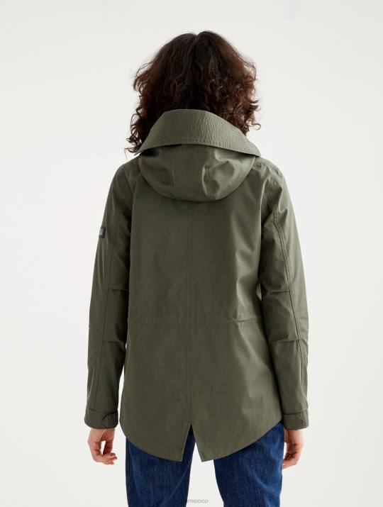 Aigle 86DD506 ropa abogado mujer icónica cola de pez corta con capucha mtd