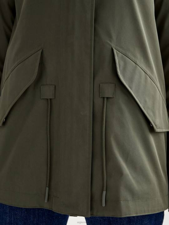 Aigle 86DD506 ropa abogado mujer icónica cola de pez corta con capucha mtd