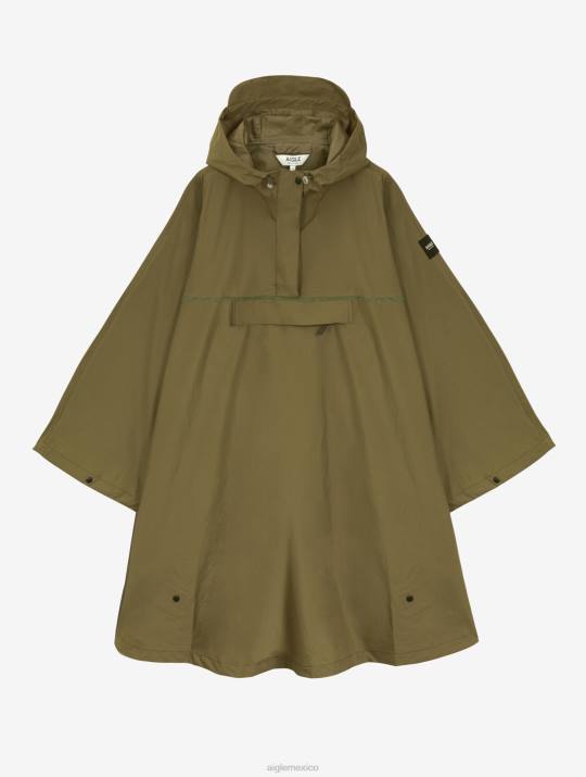Aigle 86DD670 ropa kaki mujer poncho impermeable para ciclistas