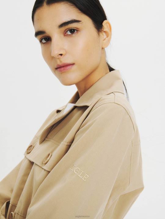 Aigle 86DD673 ropa mimbre mujer gabardina repelente al agua