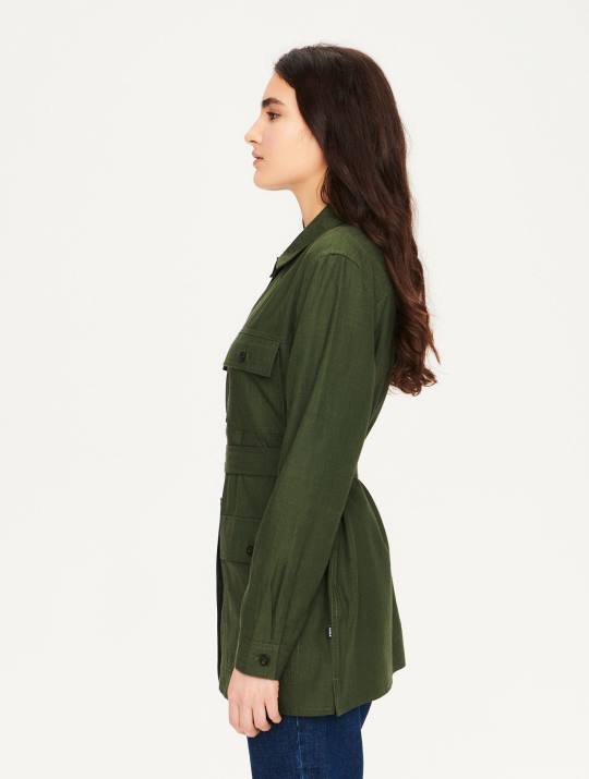 Aigle 86DD657 ropa abogado mujer sobrecamisa de algodón y tencel