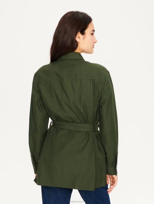 Aigle 86DD657 ropa abogado mujer sobrecamisa de algodón y tencel