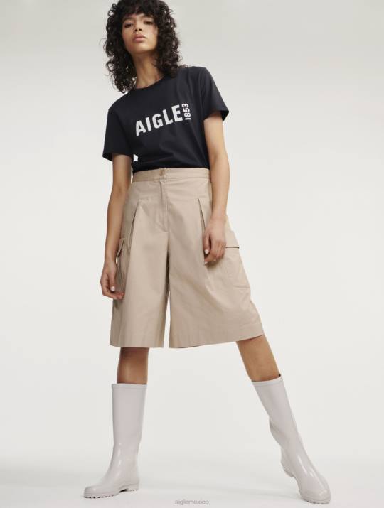 Aigle 86DD437 ropa mimbre mujer bermudas largas