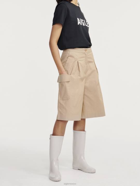 Aigle 86DD437 ropa mimbre mujer bermudas largas